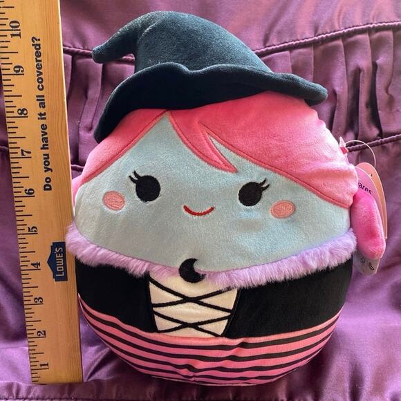 Squishmallows France The Witch 10” Halloween Squishmallows Plush Black Hat NEW - Picture 7 of 10
